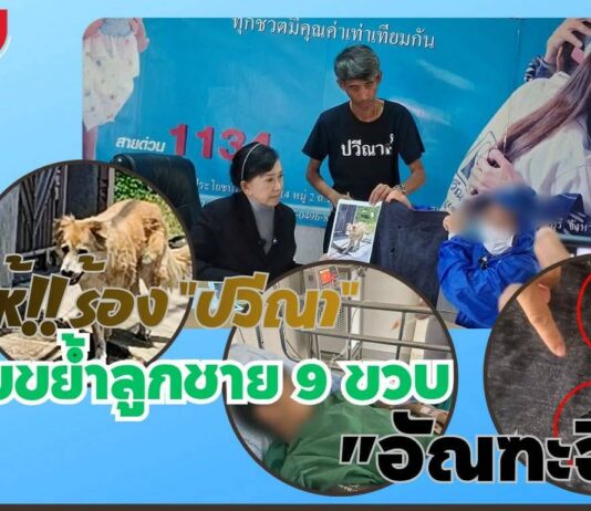 แม่ร่ำไห้!! ร้อง “ปวีณา” สุนัขดุร้ายพันธุ์ผสมบางแก้วขย้ำลูกชาย 9 ขวบ “อัณฑะฉีก” ขณะเดินเล่นตลาดเก่าย่านดอนเมือง