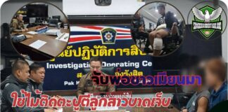 ปทุมธานี ตำรวจสืบสวนปากคลองรังสิต จับพ่อชาวเมียนมา ใช้ไม้ติดตะปูตีลูกสาวบาดเจ็บ