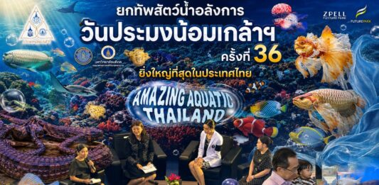 Amazing Aquatic Thailand เปิดประสบการณ์ความมหัศจรรย์ของสัตว์น้ำ งาน “วันประมงน้อมเกล้าฯ ครั้งที่ 36” ยกทัพสัตว์น้ำสุดอลังการ ชมโชว์นางเงือก-ปลาเตะบอล และการประกวดปลาสวยงาม 8 ชนิด 81 ประเภท ยิ่งใหญ่ที่สุดในประเทศไทย