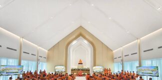 พระสังฆาธิการสุพรรณบุรี 165 รูป ร่วมปฏิบัติธรรม 7 วัน เสริมสมาธิ สร้างเอกภาพคณะสงฆ์